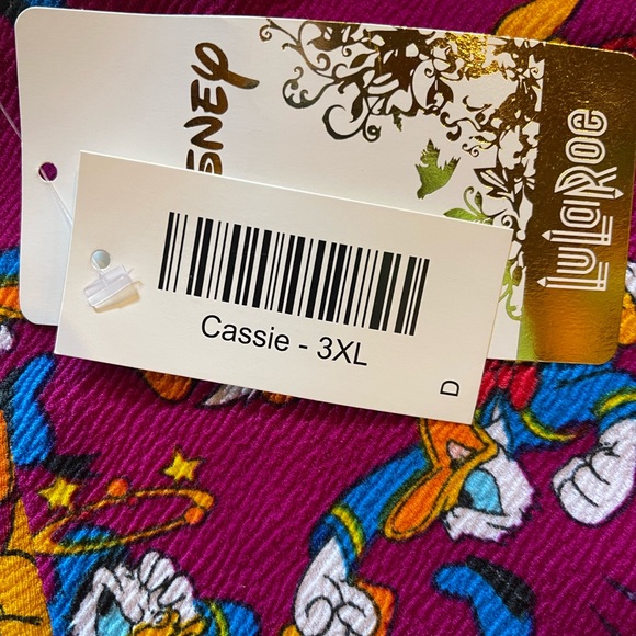 NWT LuLaRoe Disney cassie skirt 3x - Picture 5 of 10